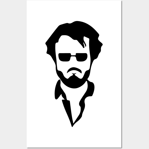 Rajinikanth Figure Tamil Kollywood Wall Art by alltheprints